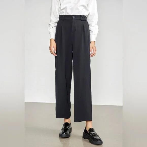 NWT J.ing Black Straight Leg Pants Trousers